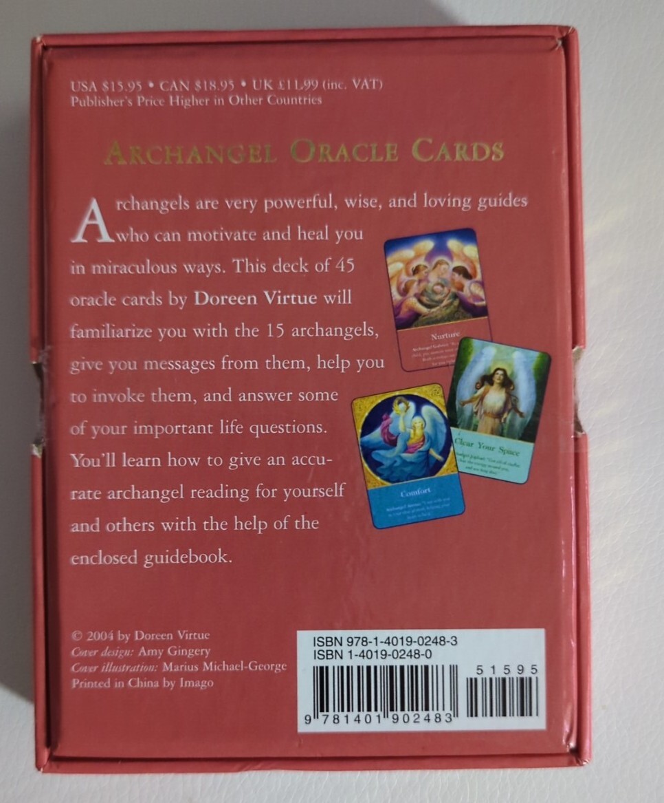 Archangel Oracle Cards by Doreen Virtue (2004, Cards,Flash