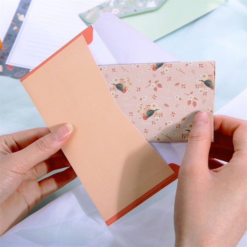 6Pcs Stationery Letter Paper 3Pcs Envelopes for Wedding Thankgiving Invitations - Picture 24 of 45