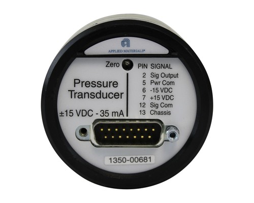 AMAT APPLIED MATERIALS 1350-00681 CAPACITANCE MANOMETER 15VDC - Picture 4 of 5
