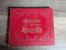 Charles Frey's SOUVENIR Album of Atlantic City 1880s Photo SCENES