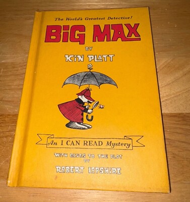 The World's Greatest Detective Big Max by Kin Platt Book Hardcover 1965