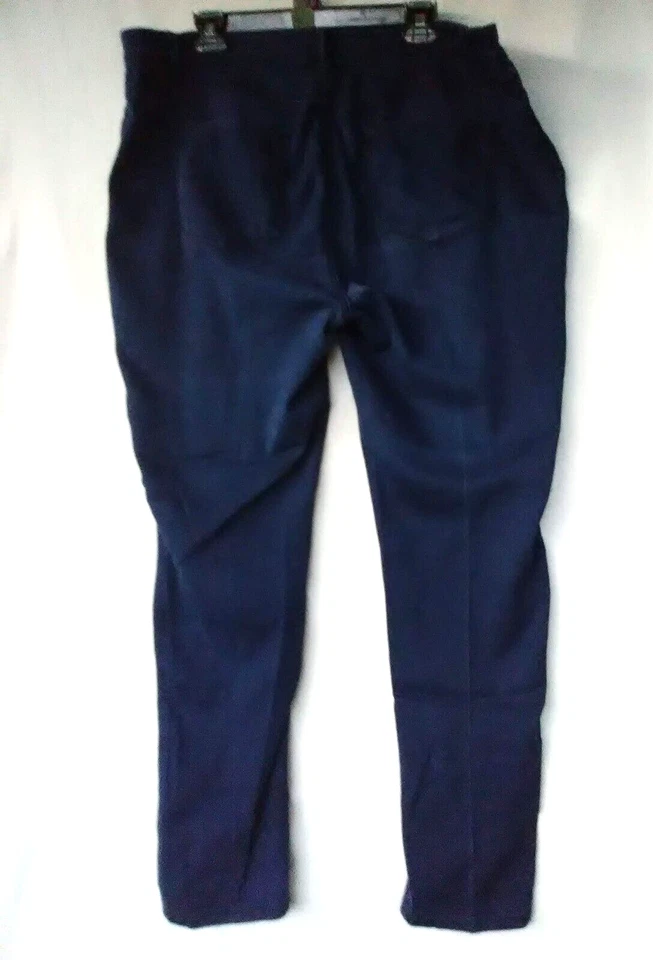 Pantalones de mezclilla para mujer talla grande 18A ajustados azules tiro medio Foto 4 de 4