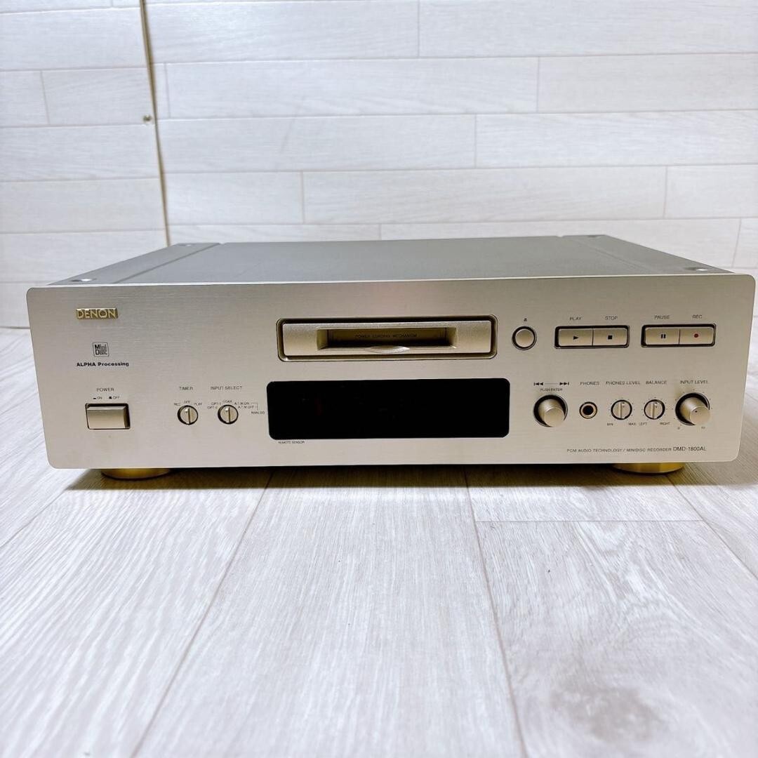 デノン DMD-1800AL MDデッキ MDプレーヤー DENONおまけ付き 現状】デノン DENON DMD-1800AL MDデッキ @51735 / 中古