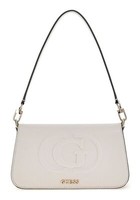Guess Eco Mietta Flap Shoulder Bag Schultertasche Tasche Stone Beige Neu