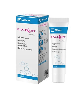 Abbott Faceclin Face Wash 100ml for acne-prone Skin
