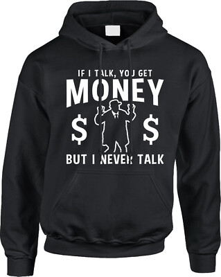 Talk Money Funny Comedy ITYSL Sketch Tim Robinson Humor Series Mens Hoodie