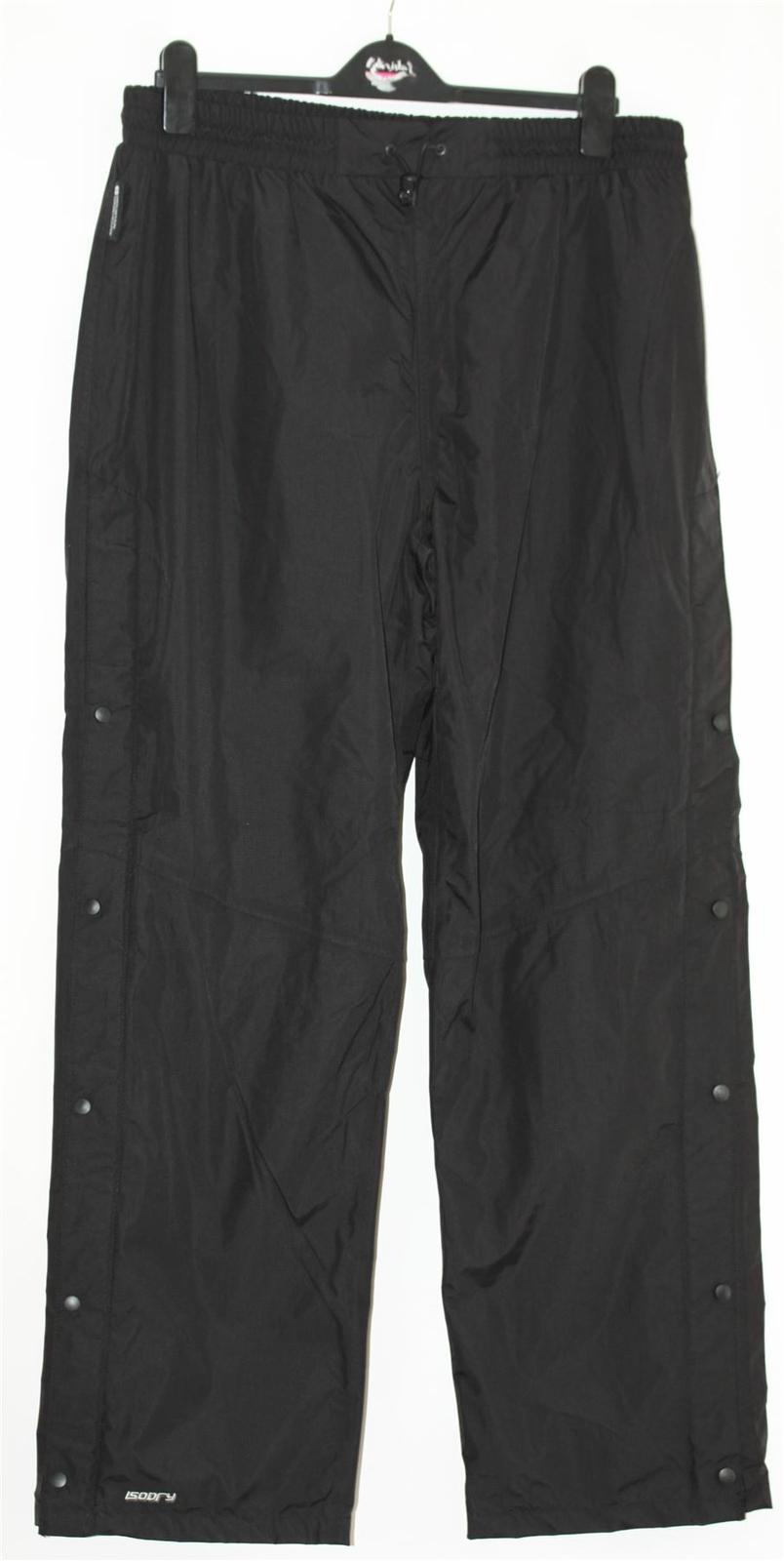 Mountain Warehouse Downpour Rain Overtrousers Waterproof Walking Hiking Black