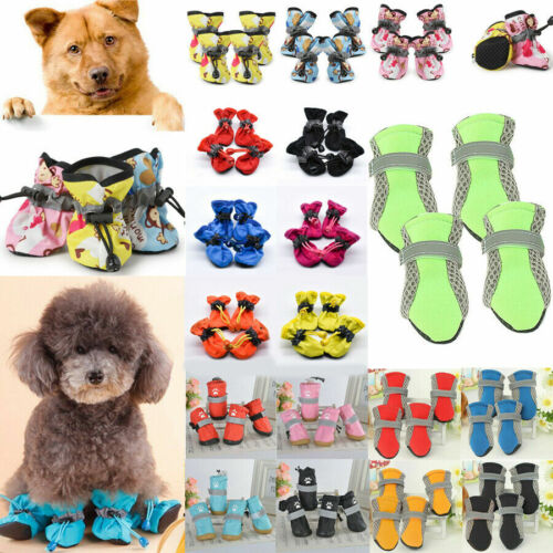 2021 Anti-rutsch Wasserfest Schutz Hund Schuhe Regen Haustier Socken Babyschuhe❥ - Bild 1 von 20