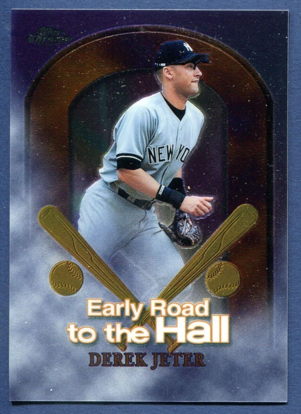 1999 Topps Chrome Derek Jeter Early Road to the Hall Insert #ER2