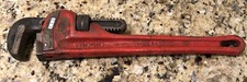 RIDGID 14” PIPE WRENCH Plumbing OHIO U.S.A. Good Jaws!