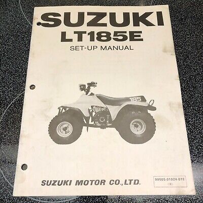 Suzuki Set-Up Manual for LT185E September 1983 Printed in Japan in