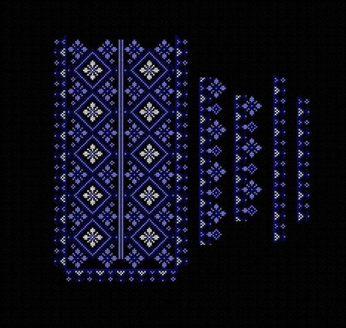 Machine embroidery design Cross stitch folk pattern Ethnic ornament - Picture 4 of 10