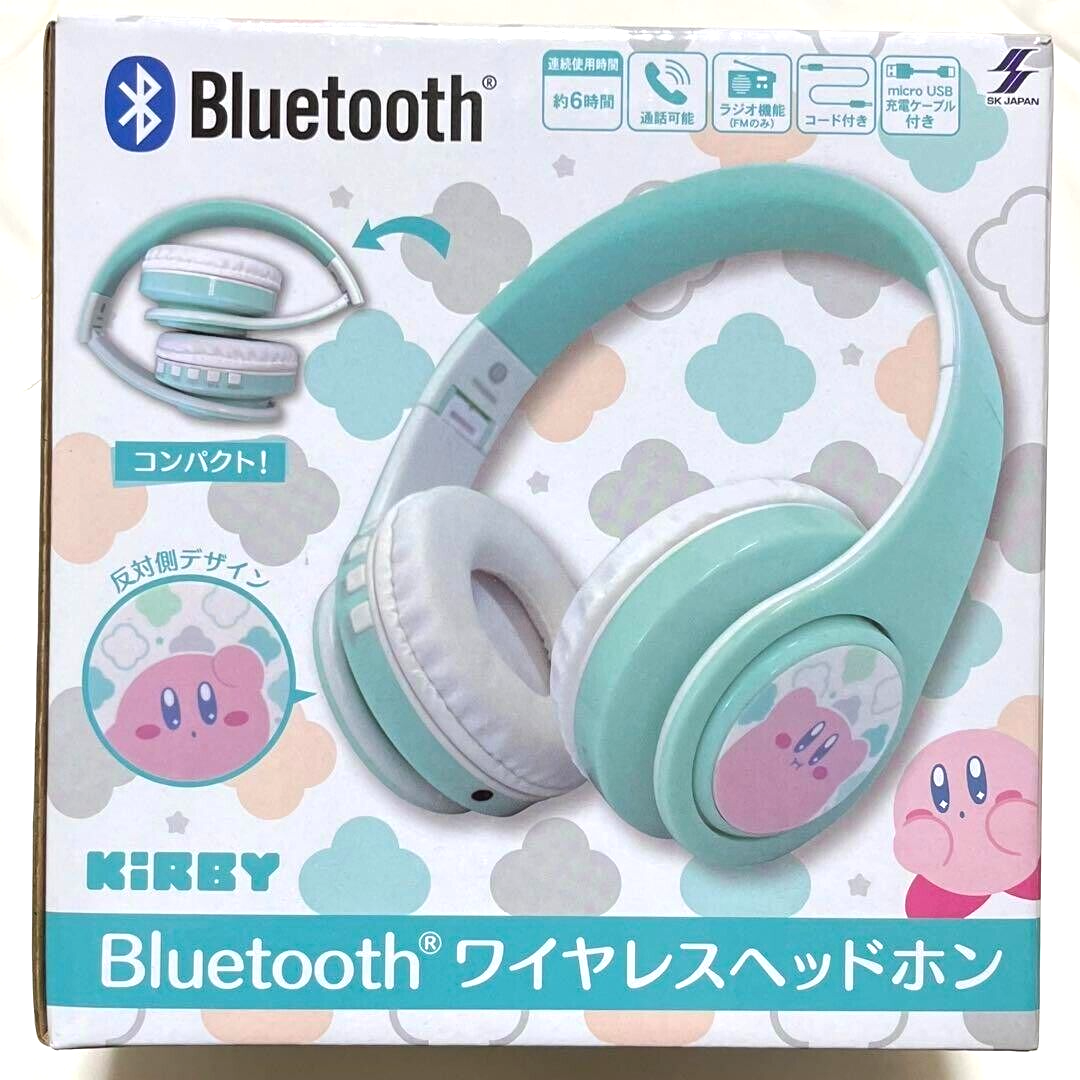 Kirby Bluetooth Wireless headphones blue SK Japan 2021 microUSB NEW eBay