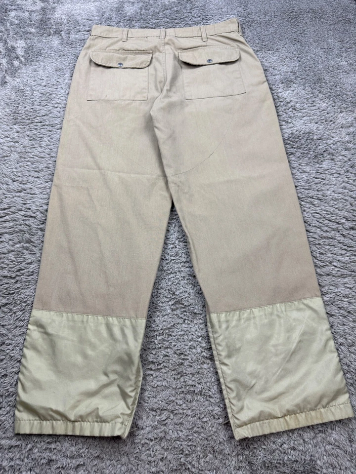 Винтажный Winchester брюки мужчин 36 x 30 бежевый утка холст щетка предохранитель клапан карман брюки - Изображение 2 из 4