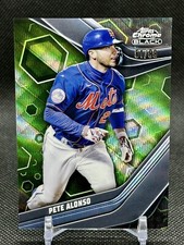 Pete Alonso 2023 Topps Chrome Black Green Wave Parallel 51/99
