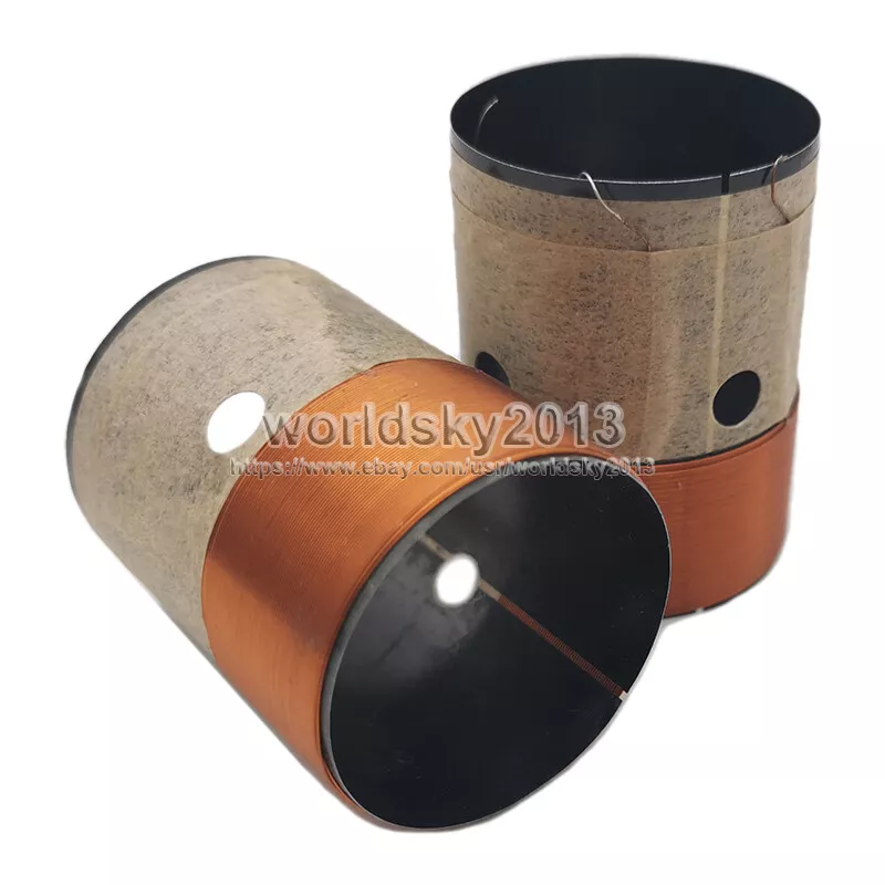 2x 25.5mm 8ohm BASV Speaker Bass Voice Coil Subwoofer Woofer Sound