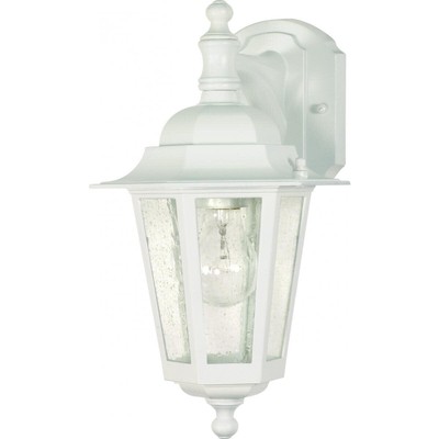 Nuvo Lighting 60/988 Cornerstone 1 Light 13'' Tall Outdoor Wall - White