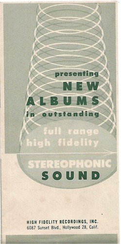 1957 HI-FI REEL-TO-REEL TAPE STEREOPHONIC SOUND MINI-CATALOG