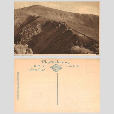 Vintage Postkarte - Snowdon Mountain Railway Wales - UNBESPIELT