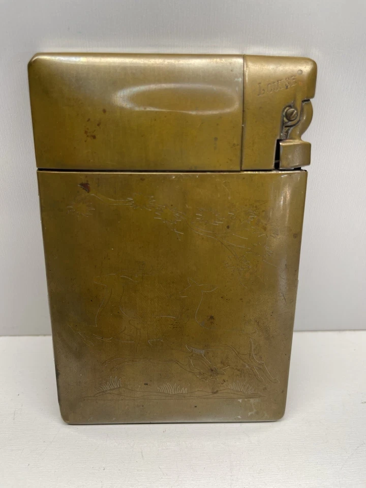 Lote De Colección 1930 Elgin Magic Action Estuche De Cigarrillos Encendedor Lite O Matic EE. UU. Foto 2 de 4