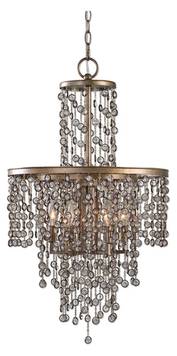 Uttermost Valka 6 Light Crystal Chandelier - Picture 1 of 1
