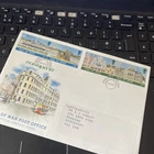 ISLE OF MAN FDC FIRST DAY COVER 1987 EUROPA ‘87 Manx Buildings AS SCANS