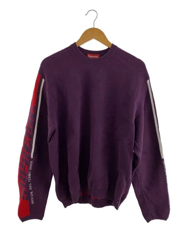 Pull tricoté Supreme (épais grand coton violet couleur unie Occasion