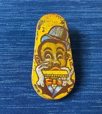 US Metal Toy Spinner Ratchet Noise Maker Graphic Tin Litho Americana 30B