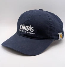 Carhartt Cintas Ready For The Work Day Strap Back Hat Blue Adjustable Cap Unisex