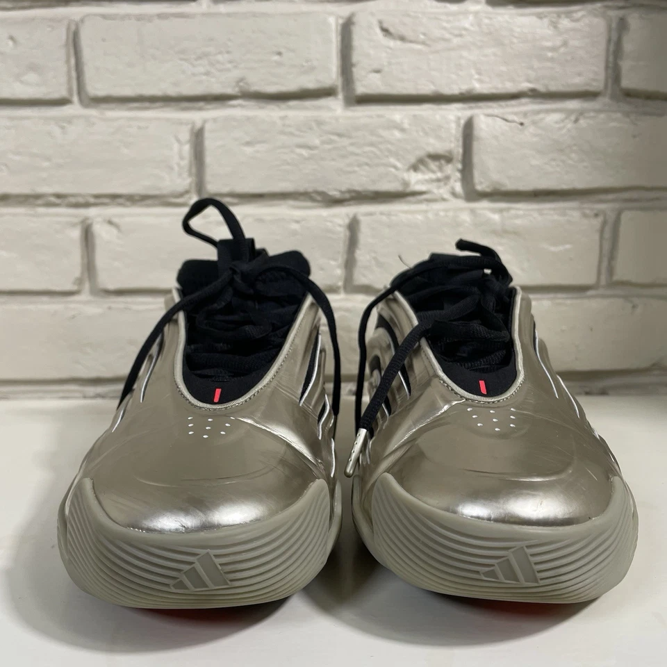 Adidas Harden Vol. 9 Shoes Cyber Metallic Men's Sneakers Size 12.5 - Image 4 of 4