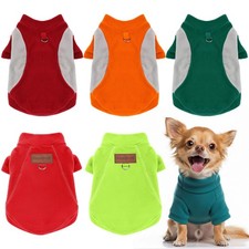 6 Pack Fleece Dog Sweater with Leash Ring Winter Clothes Turtleneck Sweatshir...