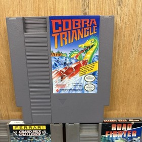 Nintendo NES Game Lot x5 PAL &ndash; Cobra Triangle + Road Fighter & More Free Postage