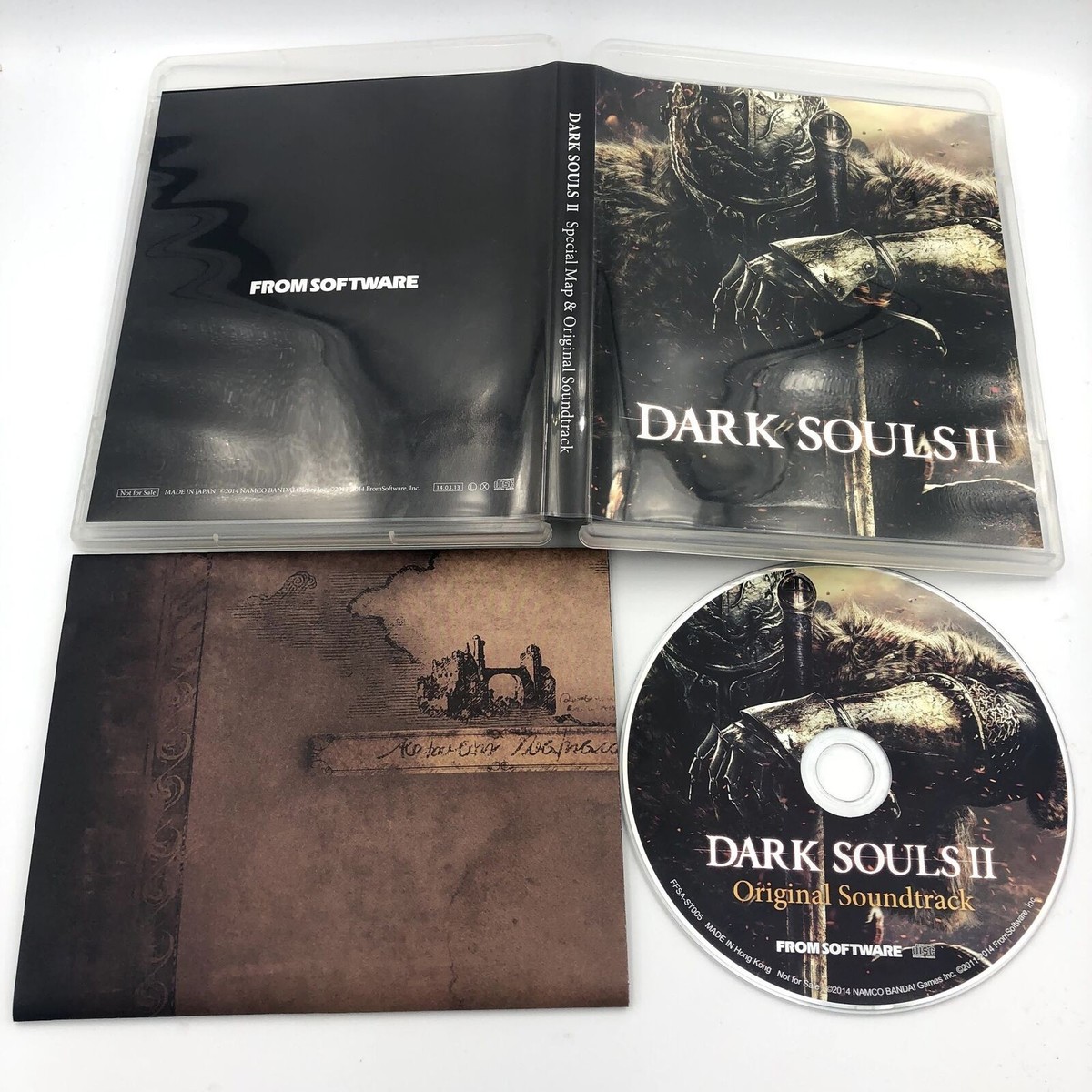 Dark Souls II Original Soundtrack and Special Map/poster bonus CD