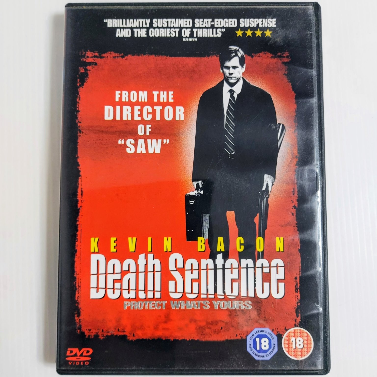 Death Sentence DVD 2007 Kevin Bacon James Wan Director SAW Thriller Action