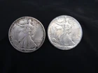 1941 and 1945 walking liberty half dollars