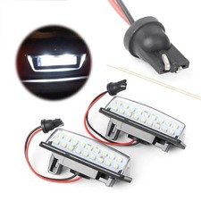 For Nissan Altima Maxima Murano White 18 LED Rear License Plate Light Lamps