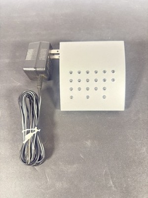 Anelace Powers of 2 Binary Coded Decimal Clock - Crystal Blue LEDs on Silver