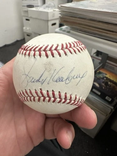 Sandy Koufax Signed Official Major League Baseball Rawlings