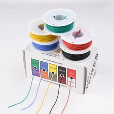 30 AWG Stranded Electrical Wire 30 Gauge Tinned Copper Wires Flexible Silicone E