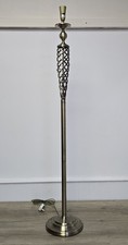 Classic Knot Twist Floor Lamp Uplighter  Antique Brass Style Fully Working 
