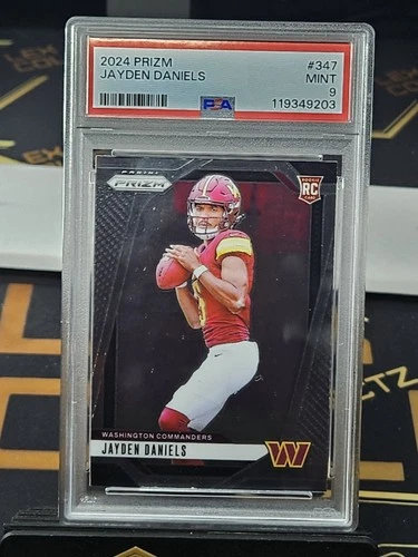 2024 Prizm 🔥 Jayden Daniels Rookie Prizm (RC) PSA 9 Commanders