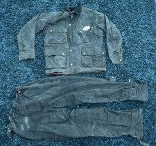 Biker Memorabilia 70s RIVETT'S MENS Wax Cotton MOTO JACKET And Trouser’s 333