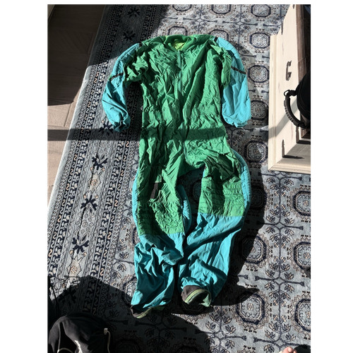 Symbiosis Suits Skydiving Jumpsuit Green/Blue - Big Guy
