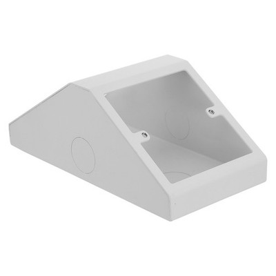 Silver Iron Wall Socket Box for Laboratory Use Durable Electric Outlet Box