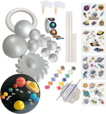 Solar System Model Kit for Crafts, Solar System Project Kit Include Foam Balls,