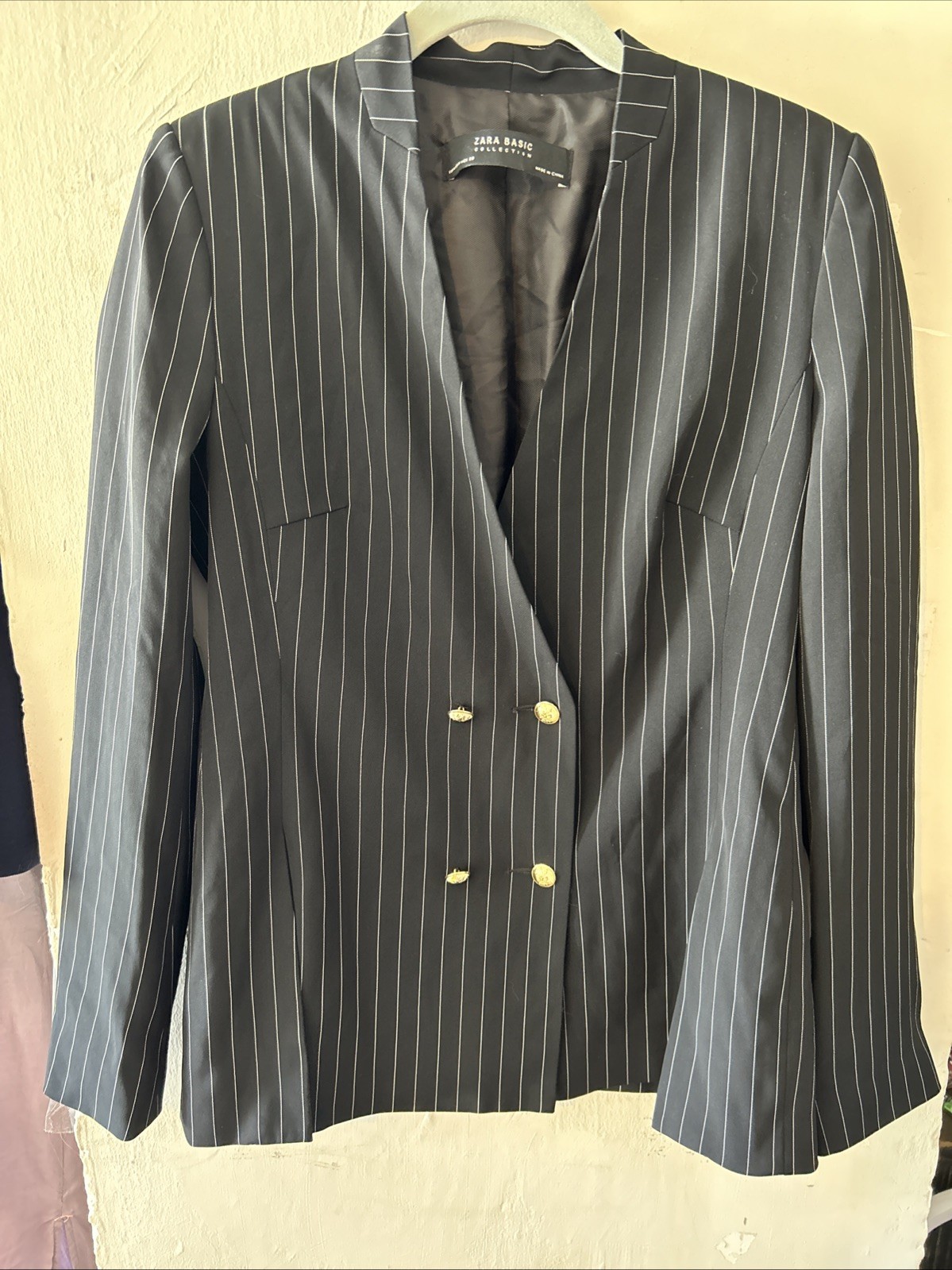 ZARA Basic Double Breasted Jacket - Medium - image 4