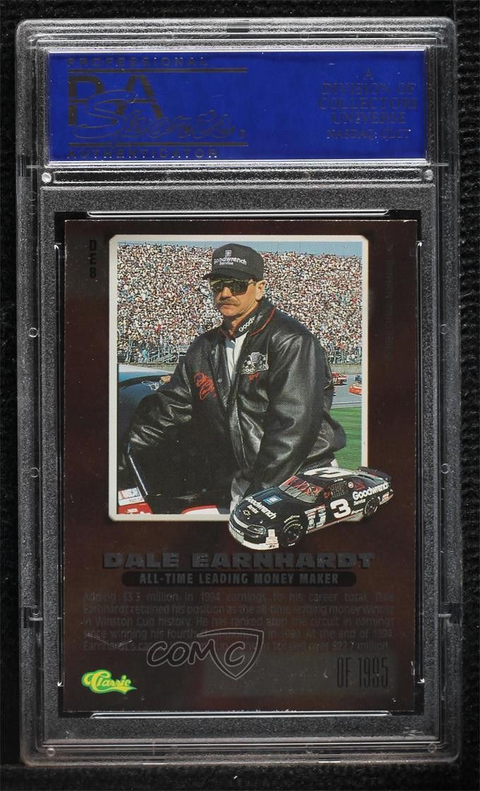 1995 Classic Images Race Reflections /1995 Dale Earnhardt PSA 10 GEM MT HOF 0a2 view 2