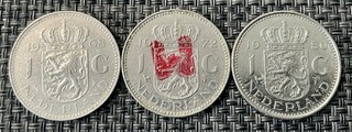 Niederlande 1 Gulden 1968 1972 1980 Konvolut Originalbilder