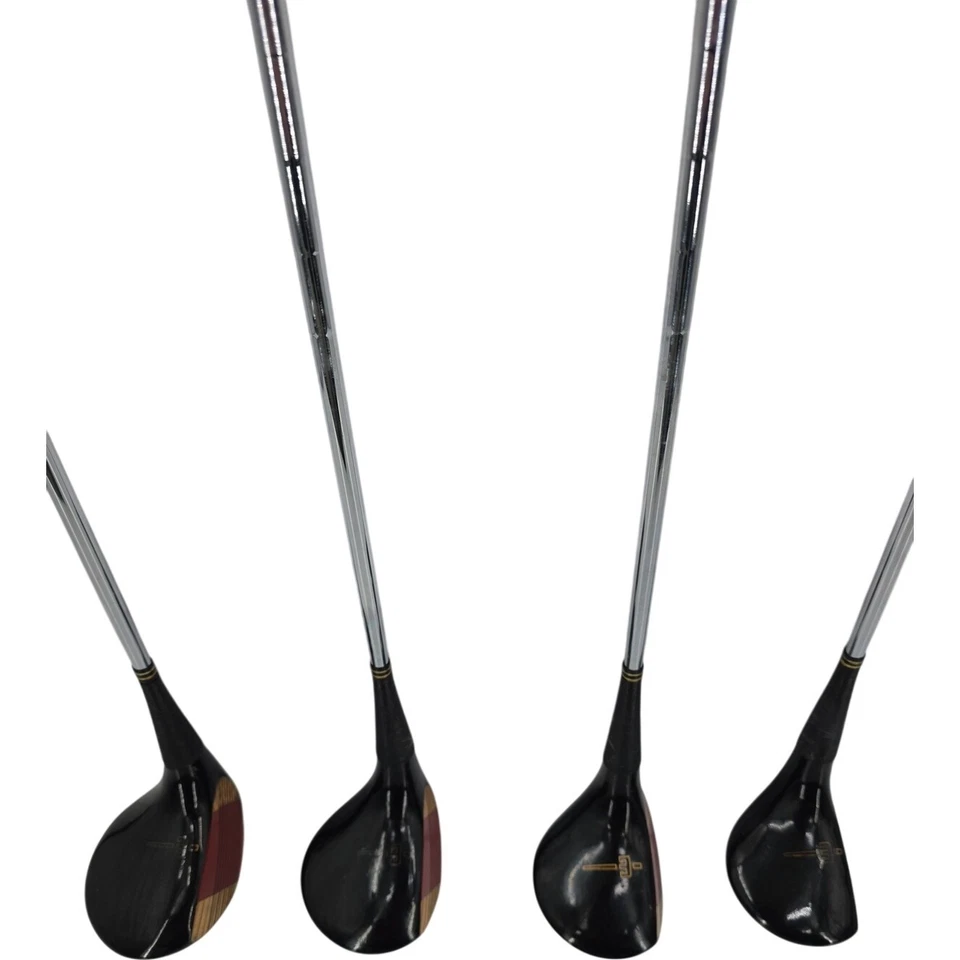 Paquete de palos de golf de madera de calle Spalding Executive Driver 3 4 y 5 agarre original diestro Foto 3 de 4