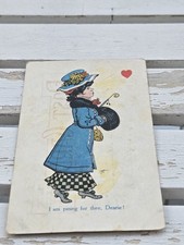 Vinegar Valentine Penny Dreadful Postcard Valentine Greetings 